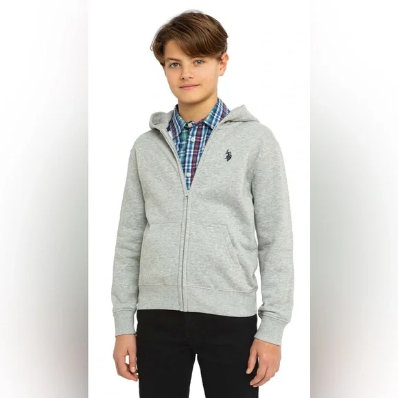 Polo Shirts Tops Us Polo Assn Boys Fleece Zipup